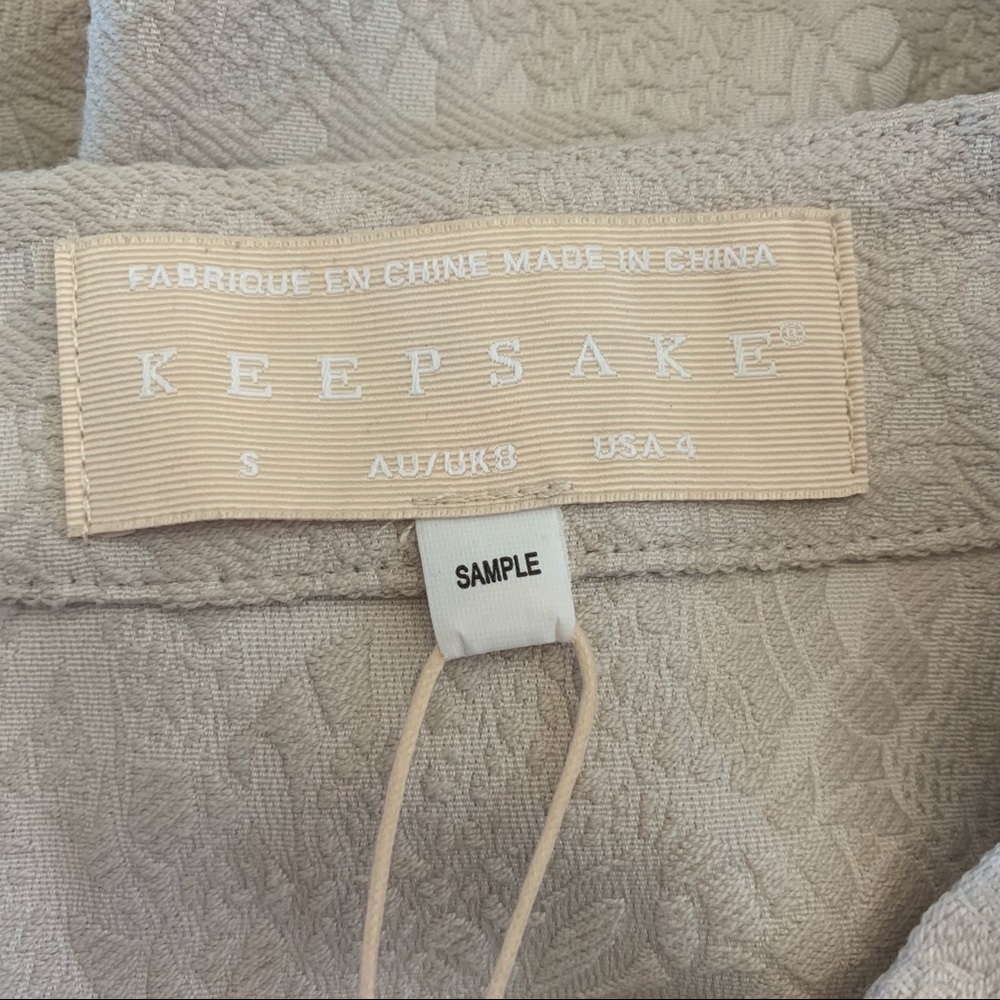 Keepsake STONE Beige GOT LOVE Wrap Tie Skirt - Picture 9 of 14